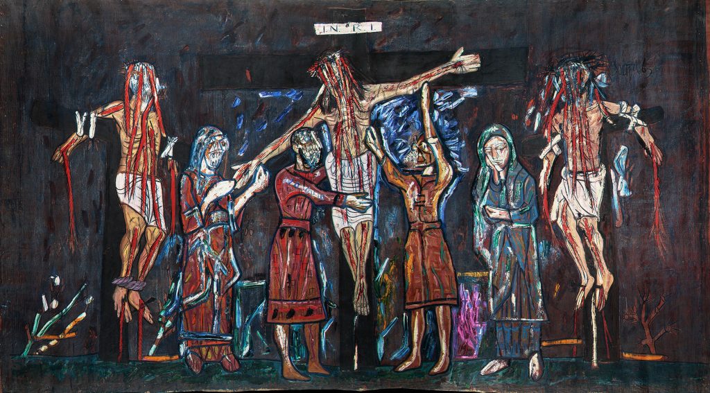 F. N. Souza, Crucifixion, 1963,