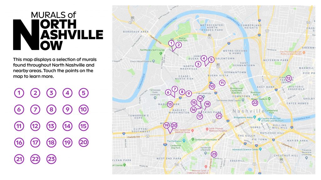 Murals of North Nashville Now. Courtesy of the Frist Art Museum