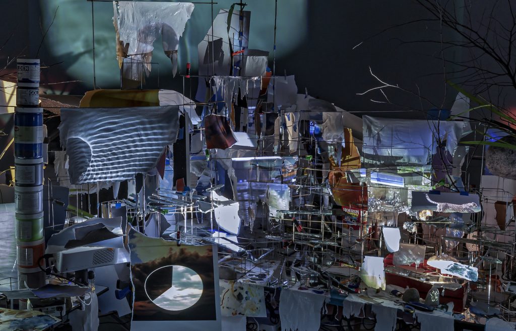 Sarah Sze, Images in Debris, 2018, MOCA Toronto