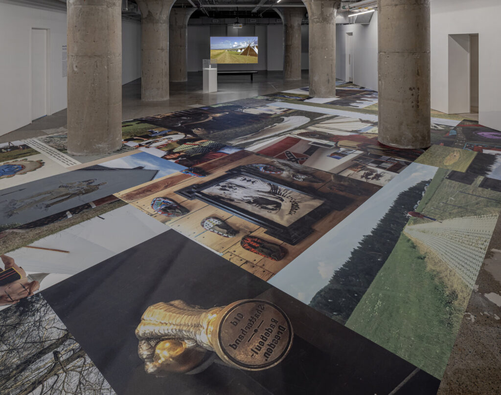Krista Belle Stewart, Truth to Material, 2019-ongoing, installation view: Acts of Erasure, MOCA Toronto, 2020. Photo: Toni Hafkenscheid