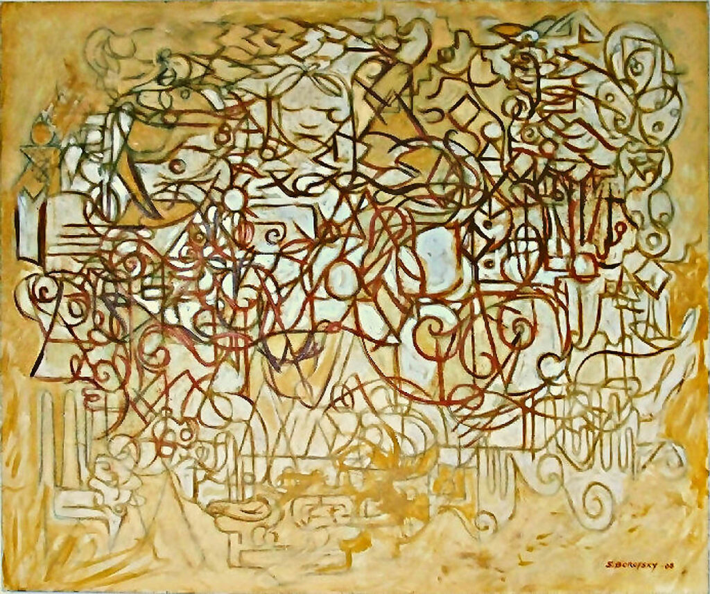 Scot Borofsky, Summer Hay, 2008, oil on canvas, 50: x 60"