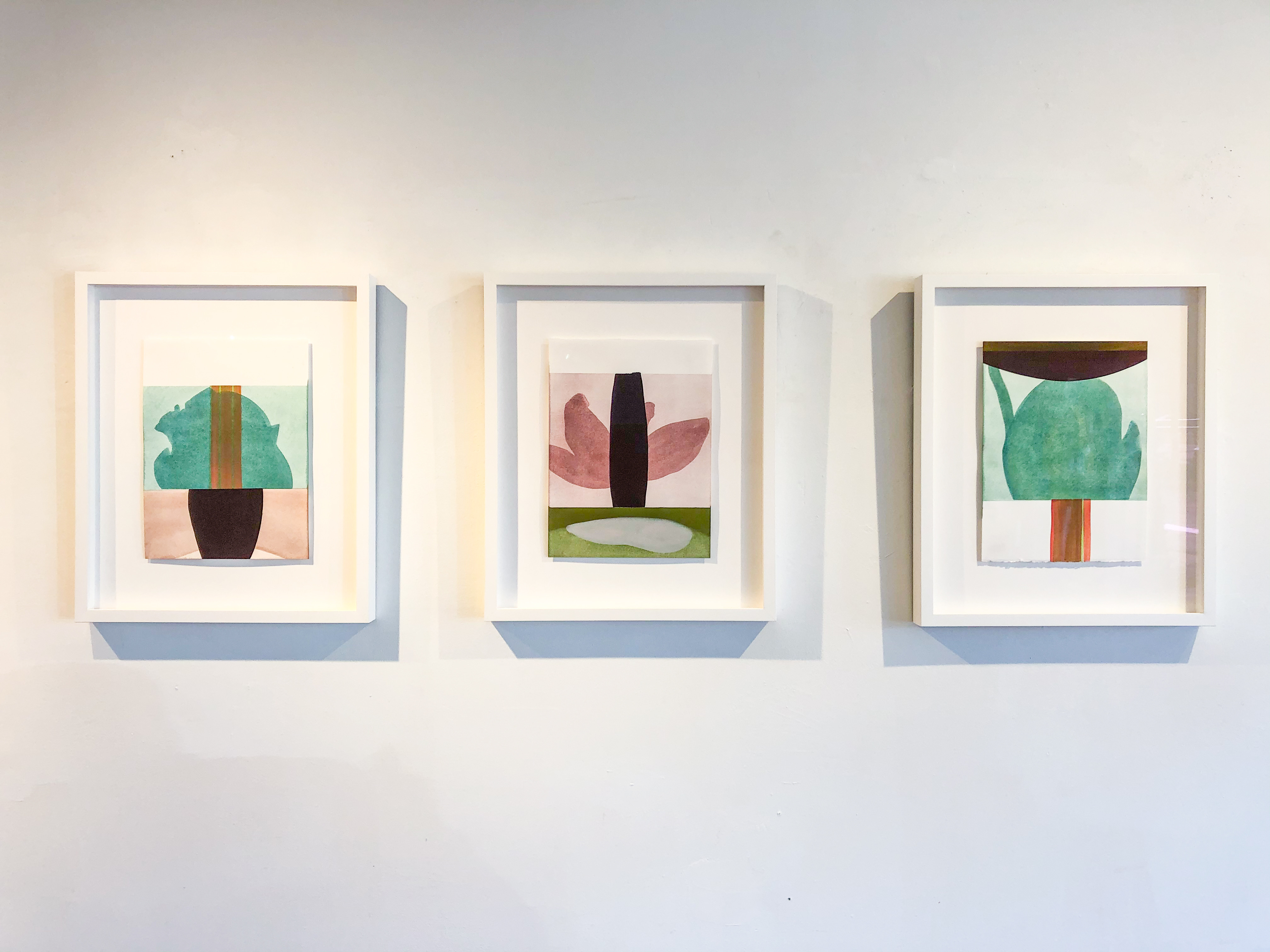 Sarah Hinckley, "after the wind 14, 18, 12" ,  installation view 