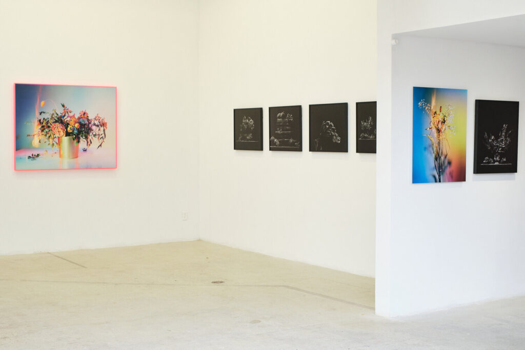 Installation view of Fire and Dust at United Contemporary, 2021