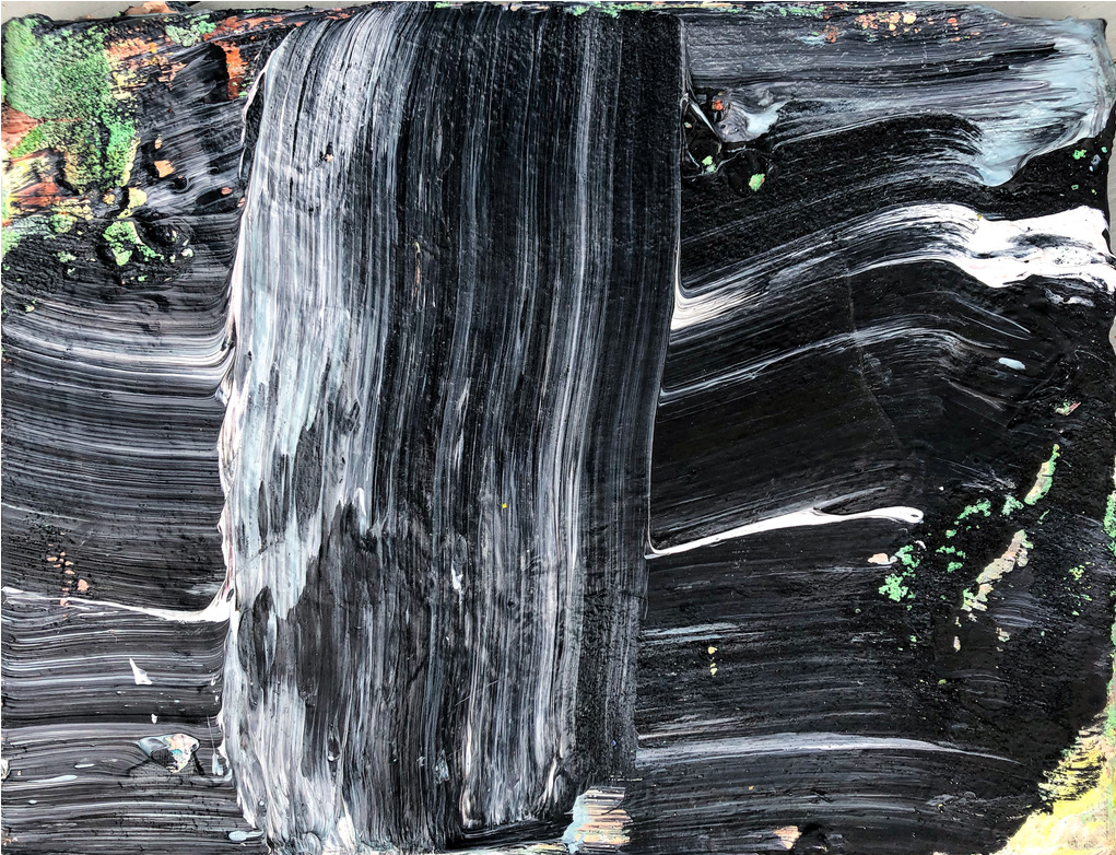 Black Luxury © Francine Tint 2021 acrylic on canvas 9 x 12 inches