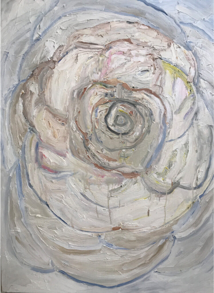 Margaret Evangeline, 2021, The Bare Sea, oil on canvas, 60" x 48"