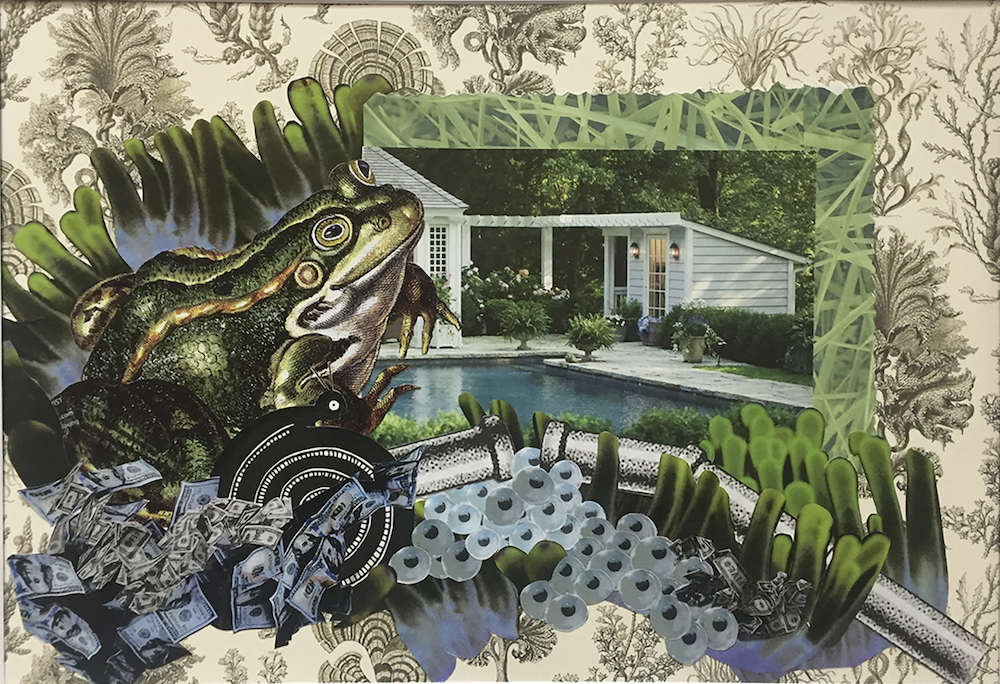 Fungible © Christy Rupp, cut paper collage 2021