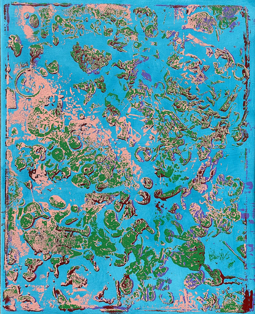Stephen Maine, P21-0810, 2022, 50 x 40”, acrylic on canvas