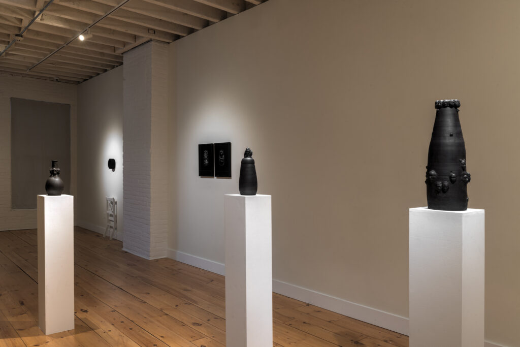 black (installation view) © Debra Priestly, 2022 at Jane St. Art Center, Saugerties, NY