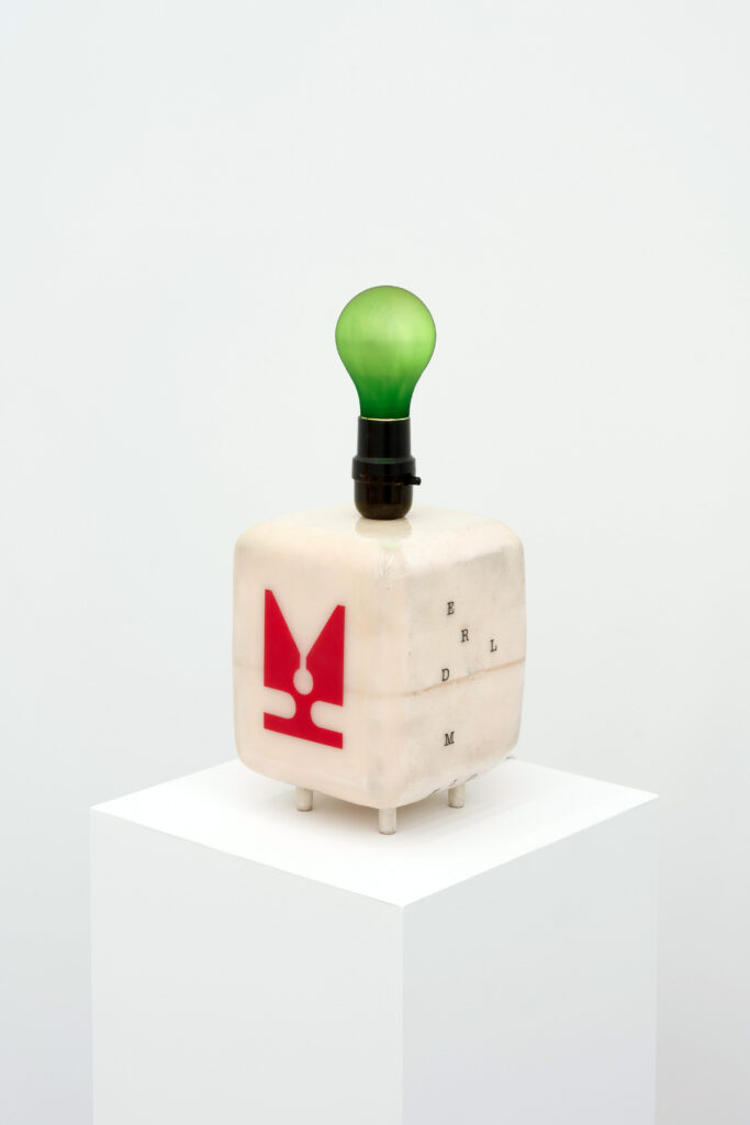 Francesco Igory Deiana, Dream Light, 2022, foam, resin, acrylic, lamp, 33 x 14 x 14 cm, 13 x 5 1/2 x 5 1/2 in unique FD/S 9
