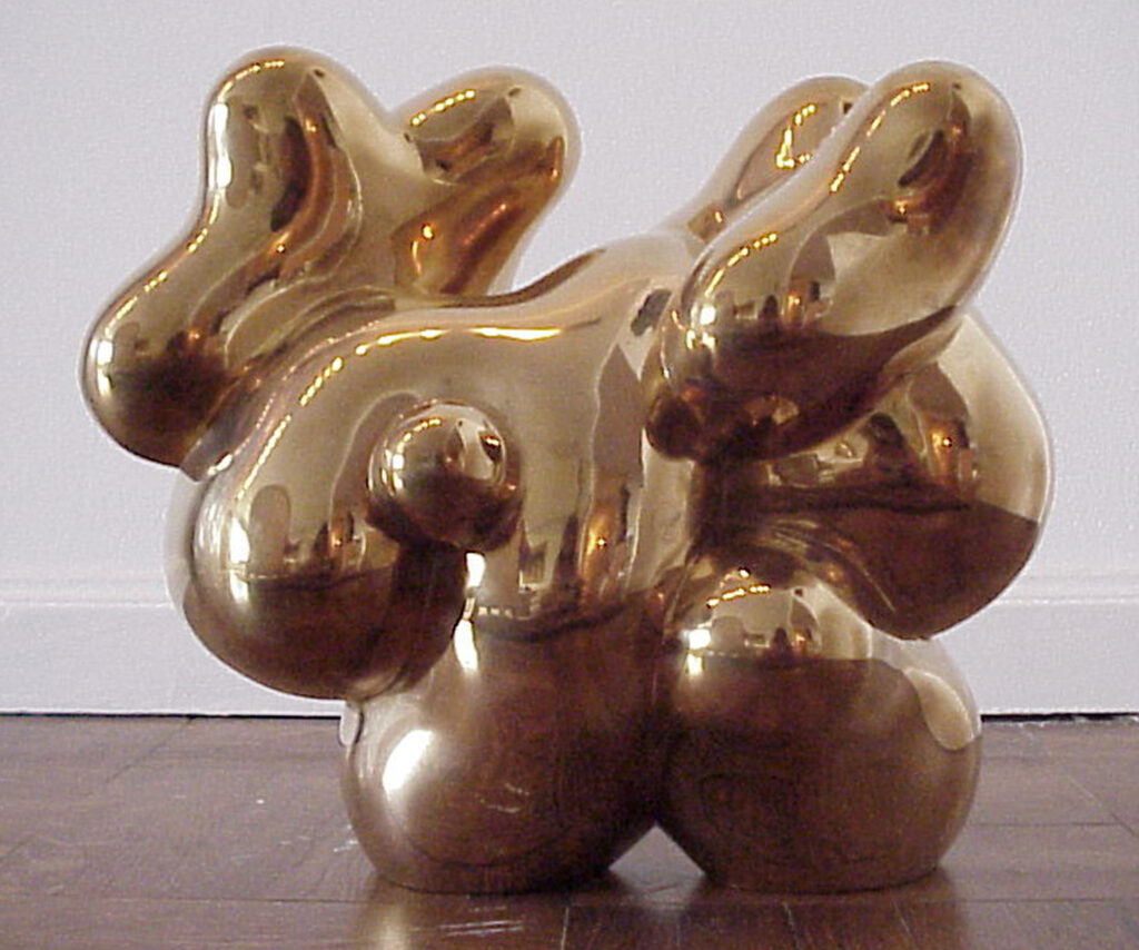 Sophia Vari, CENTAURE ENLEVANT DEIDAMIE, 1988, bronze, gold, 13 x 12 x 10in. 33 x 32 x 21 cm. Copyright © NOHRA HAIME GALLERY. All rights reserved