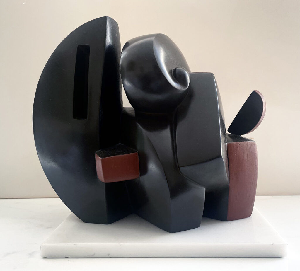SOPHIA VARI, FORMES DU SILENCE, 1996 – 1998, bronze, brown patina & terracotta oil, 11 1/4 x 13 3/4 x 8 5/8 in. 28.5 x 35 x 22 cm. Edition 2/6. Copyright © NOHRA HAIME GALLERY. All rights reserved