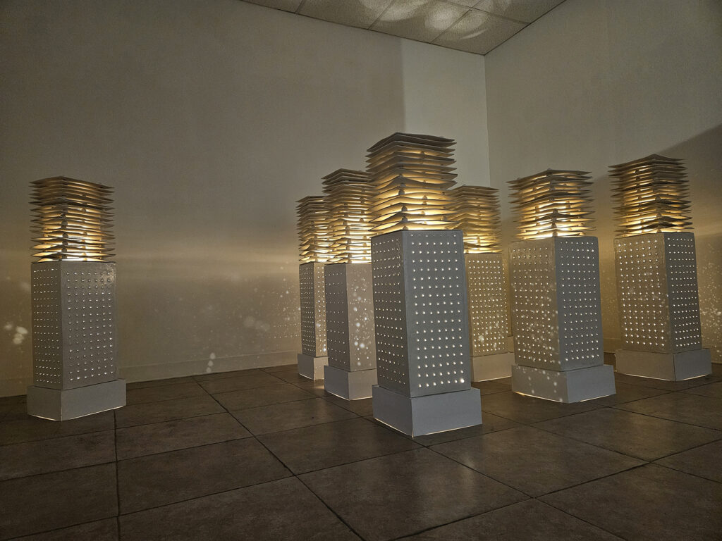 Jongsook Kang, Emptiness and Dreaming, 2023, installation view