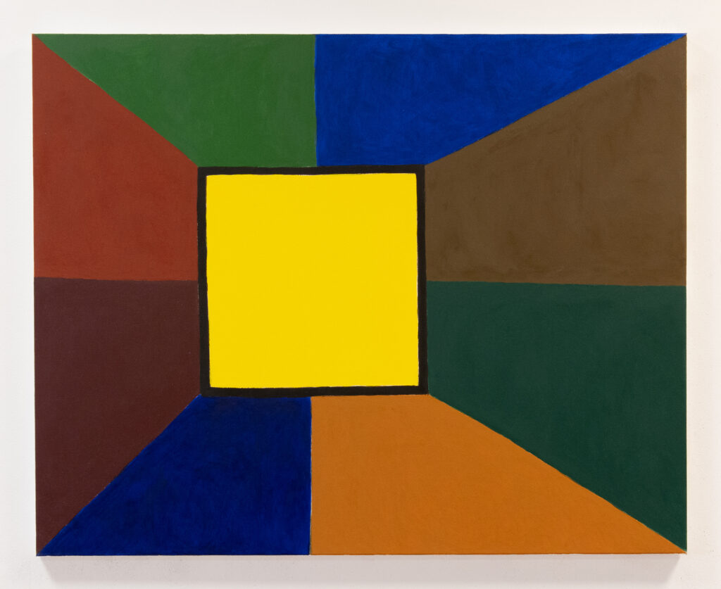 Harriet Korman, Untitled,  2022, oil on canvas, 24x30 in.
Courtesy of the artist and Thomas Erben Gallery, New York