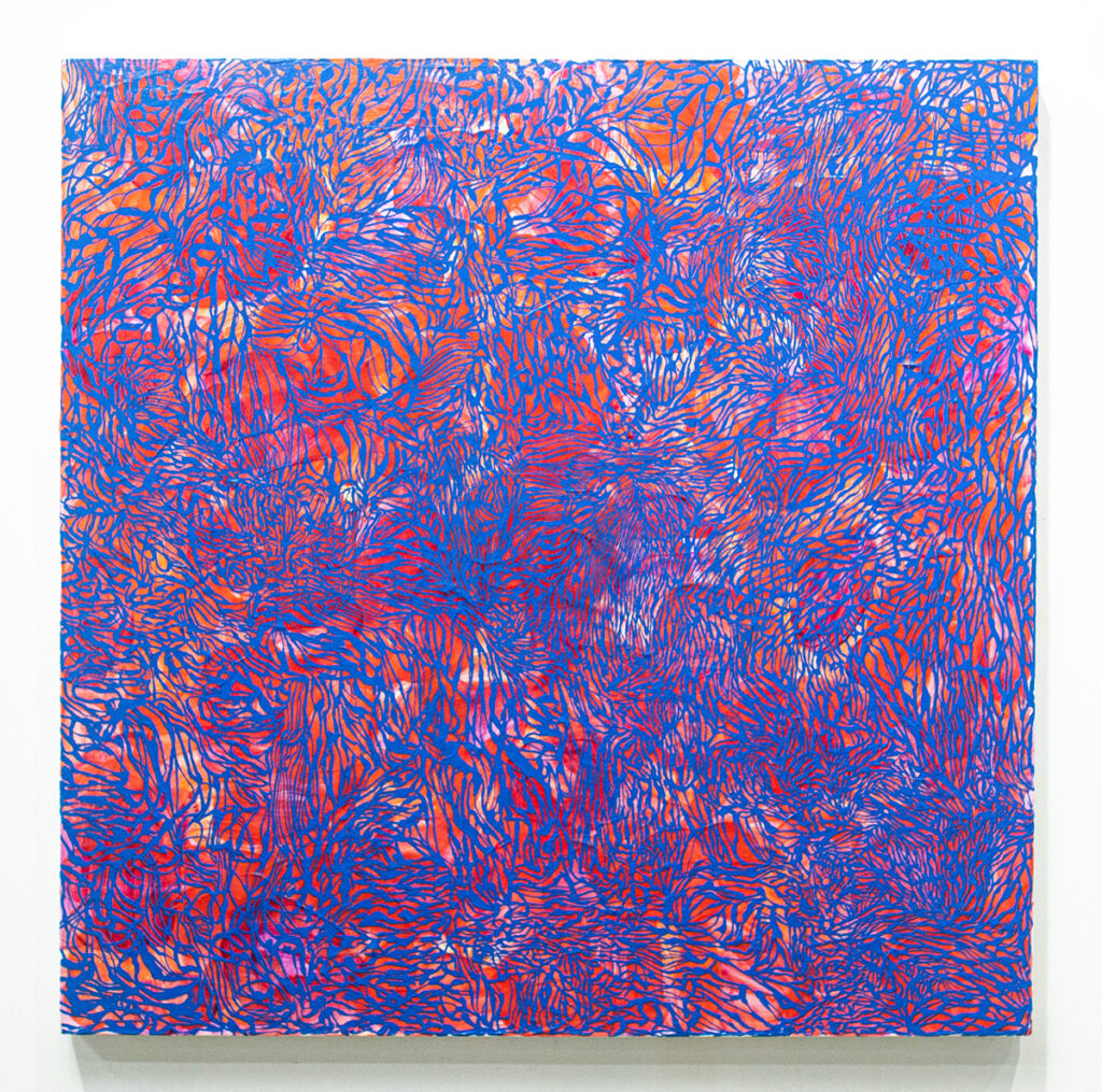 Creighton Michael, Motif 409, oil on acrylic on canvas, 40 x 40 inches, 2009