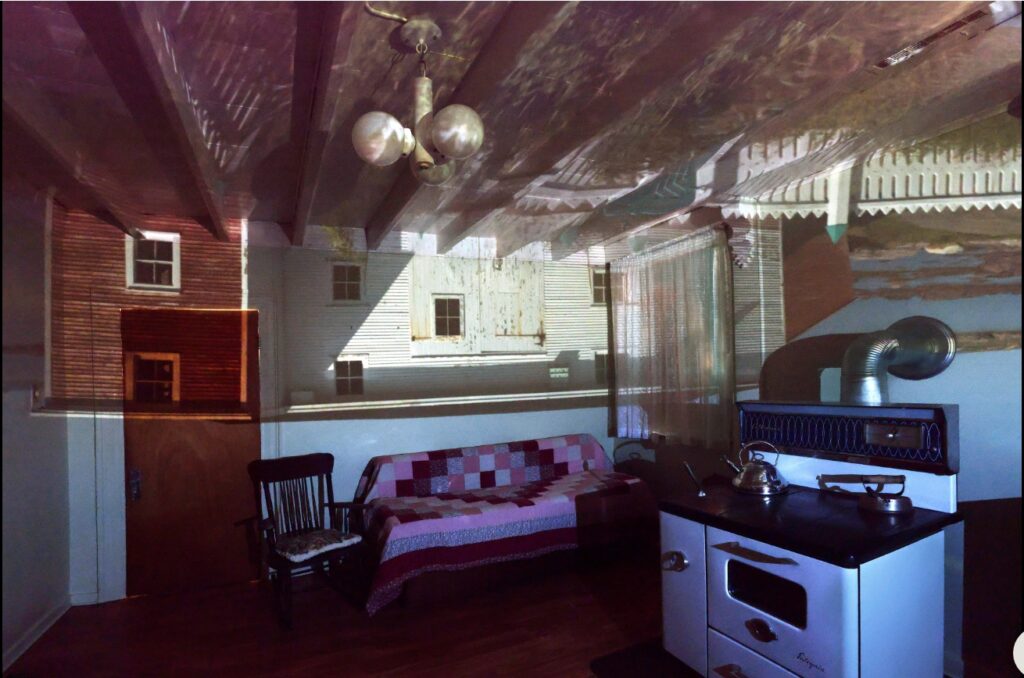 Sylvia Galbraith, Morning in the Red Cliffe Kitchen, 2024, archival pigment print, 40 x 60 inches. ©Sylvia Galbraith, courtesy of Abbozzo Gallery